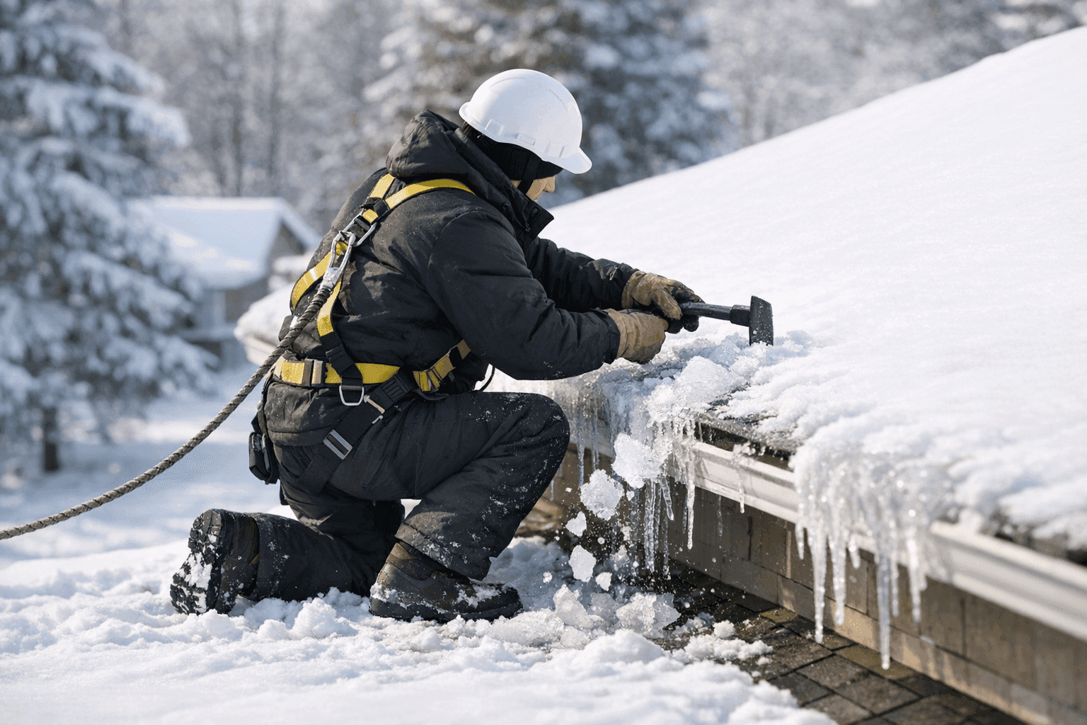 Roofing in Freezing Weather: Preventing Ice Dams and Winter Damage