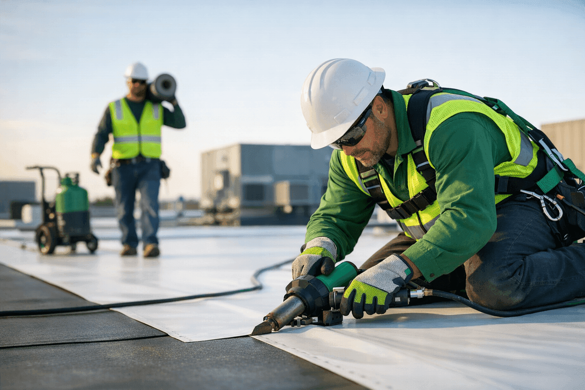 Commercial Roofing service by Robert Foley Roofing