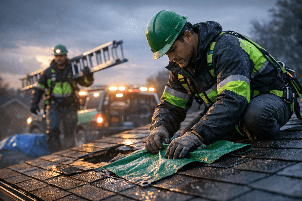 Emergency Services service by Robert Foley Roofing