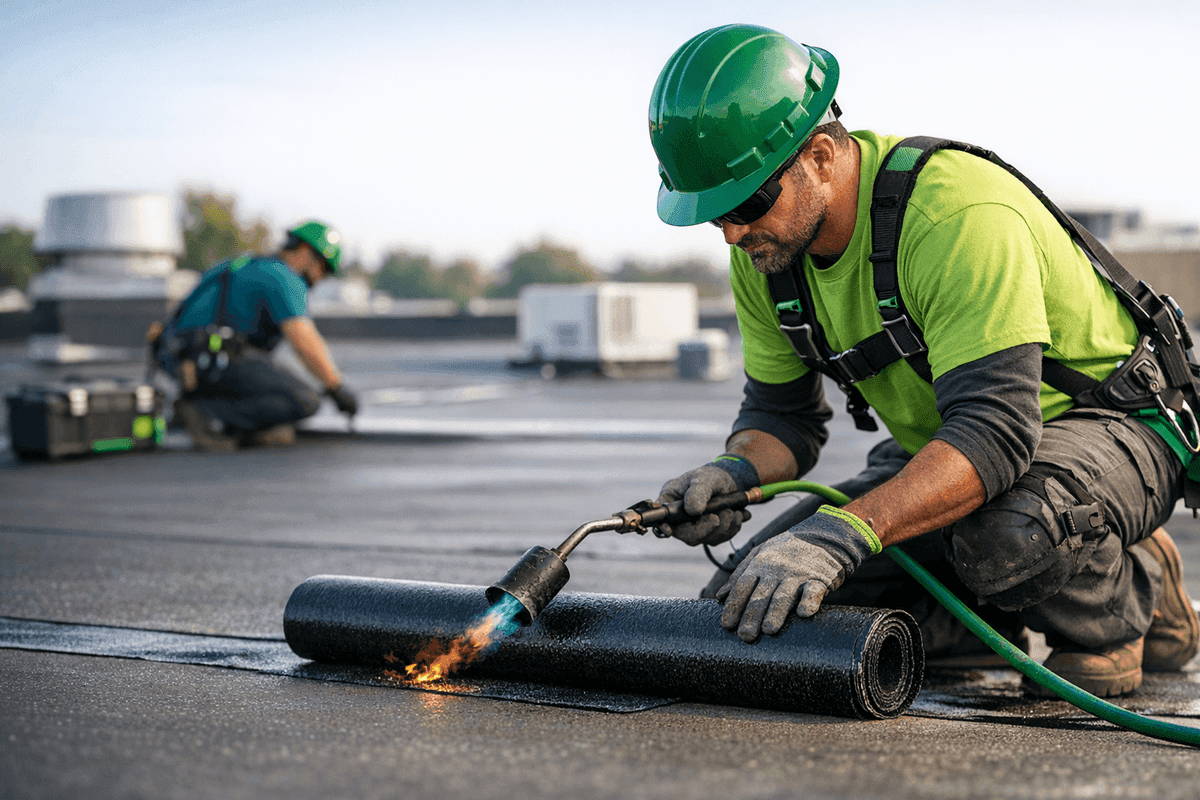 Flat Roofs service by Robert Foley Roofing