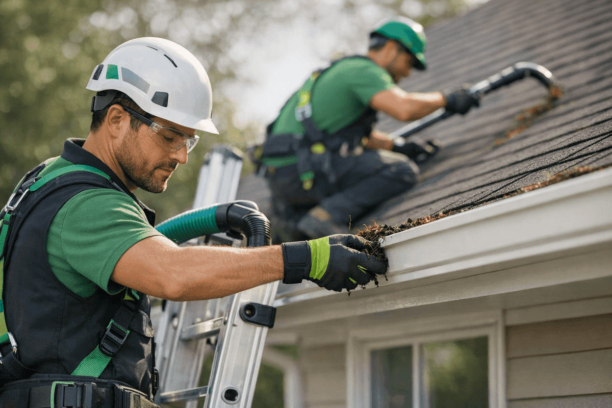 Gutter Cleaning service by Robert Foley Roofing