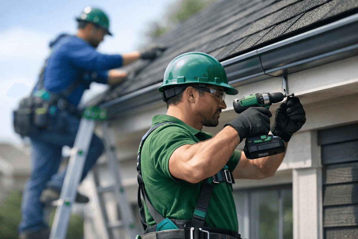 Gutter Installation service by Robert Foley Roofing