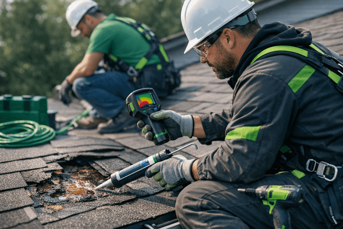 Leak Repair service by Robert Foley Roofing