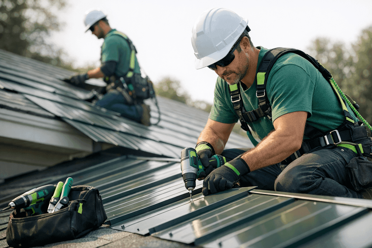 Metal Roofing service by Robert Foley Roofing