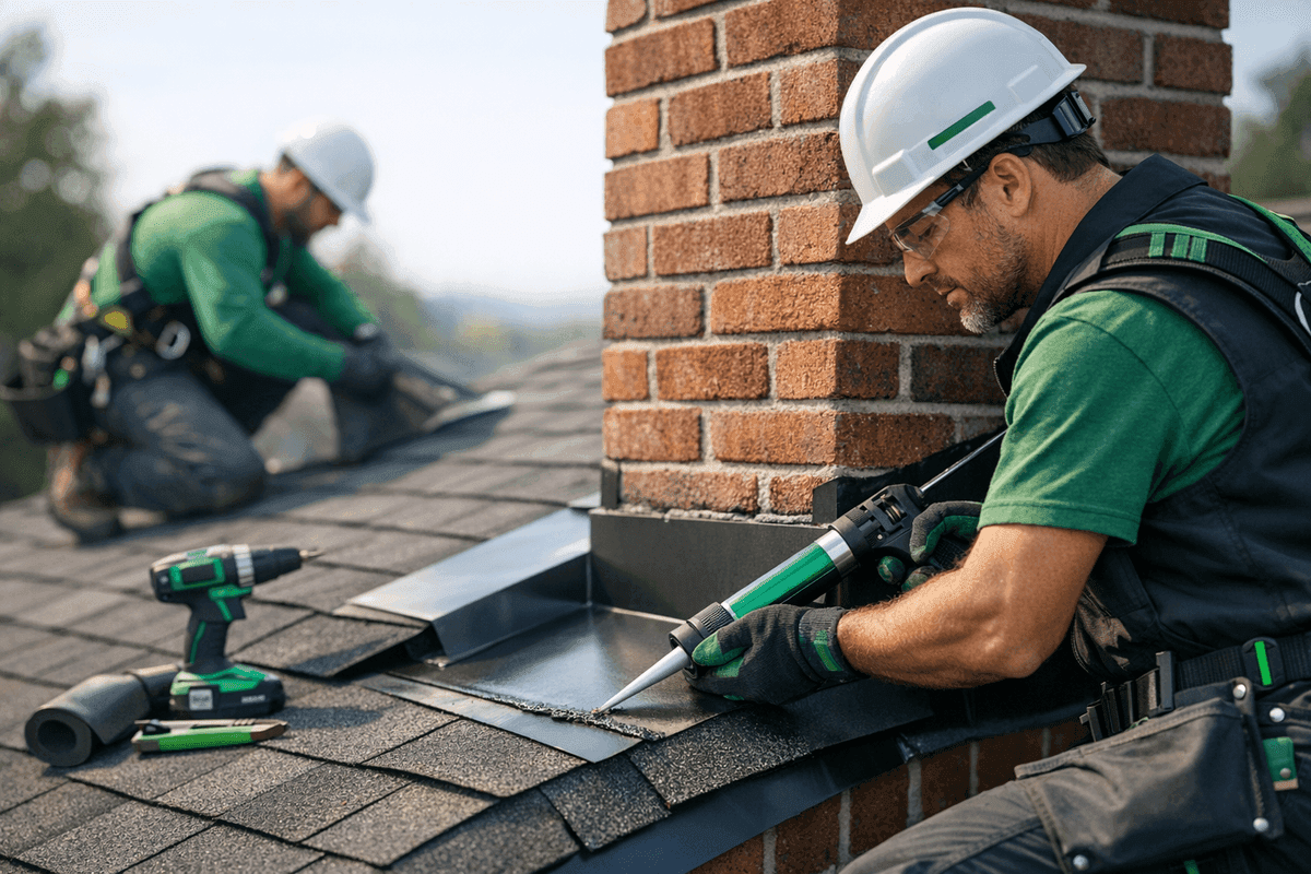 Roof Flashing Repair service by Robert Foley Roofing
