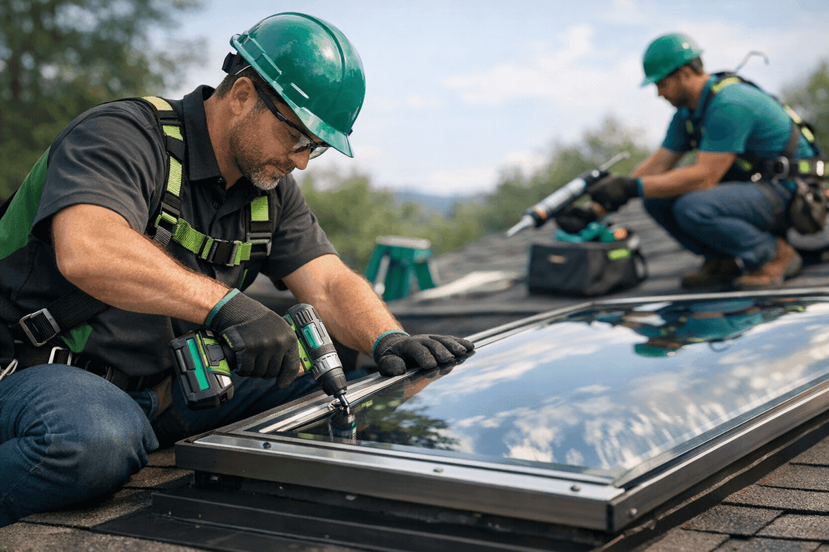 Skylight Repair service by Robert Foley Roofing