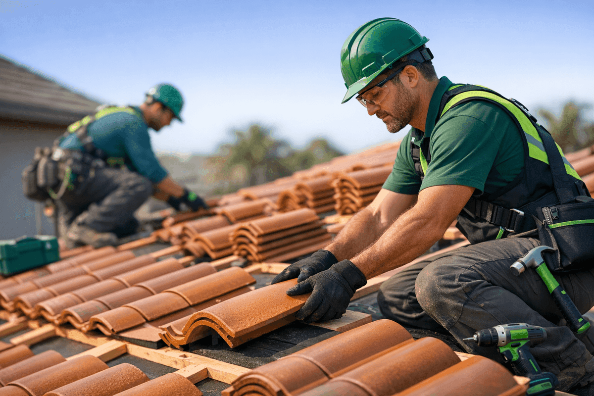 Tile Roofing service by Robert Foley Roofing