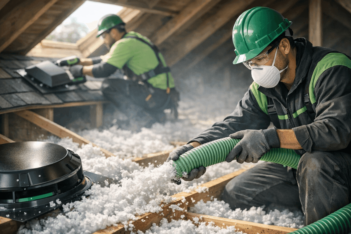 Ventilation & Insulation service by Robert Foley Roofing